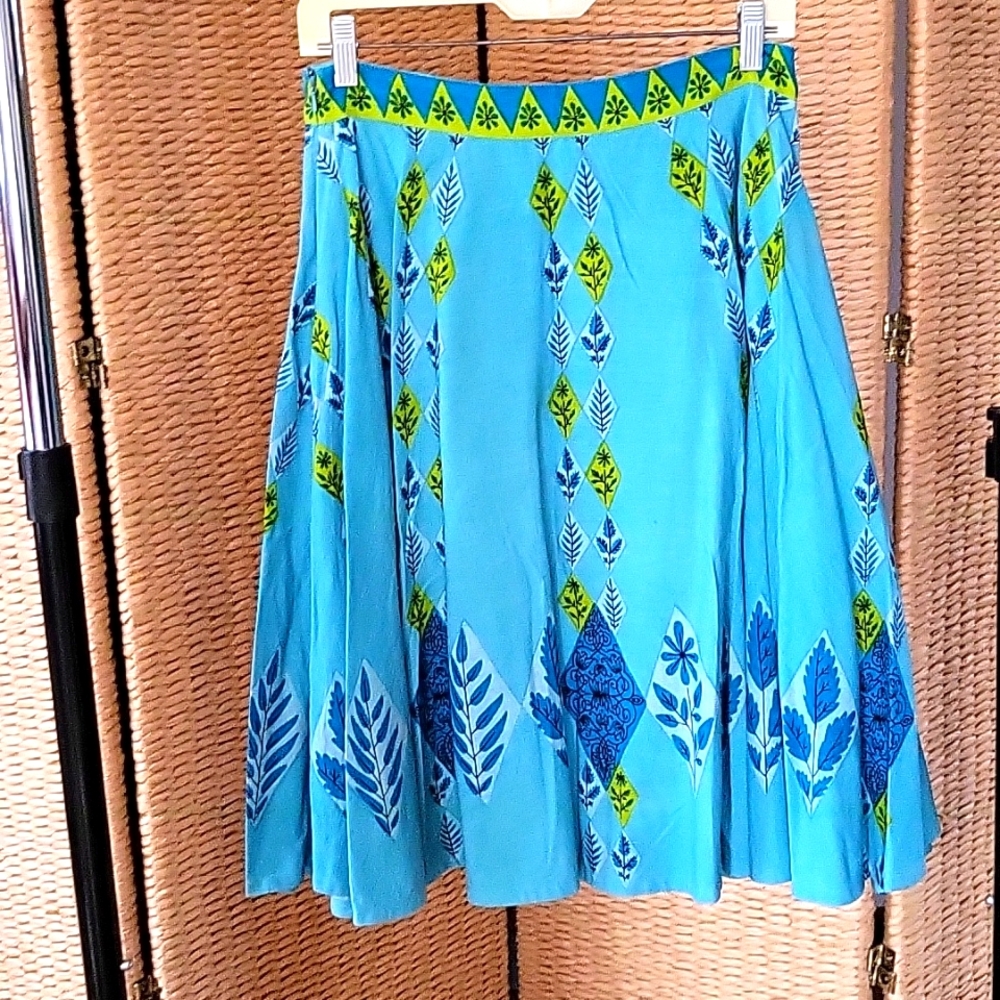 Adorable Anthropologie Printed Skirt